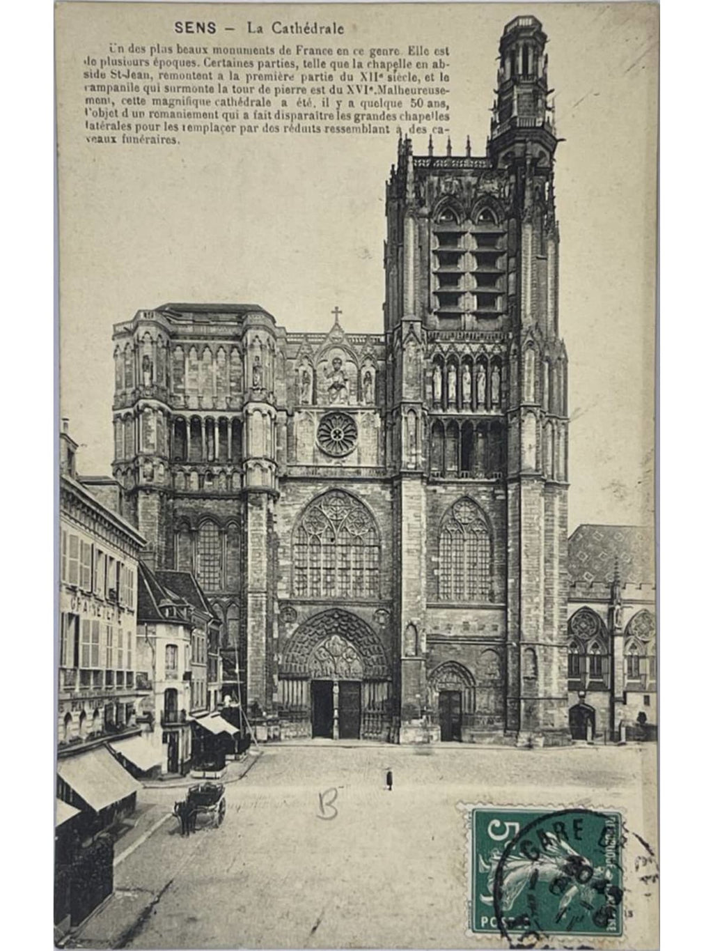 Recto de la carte postale