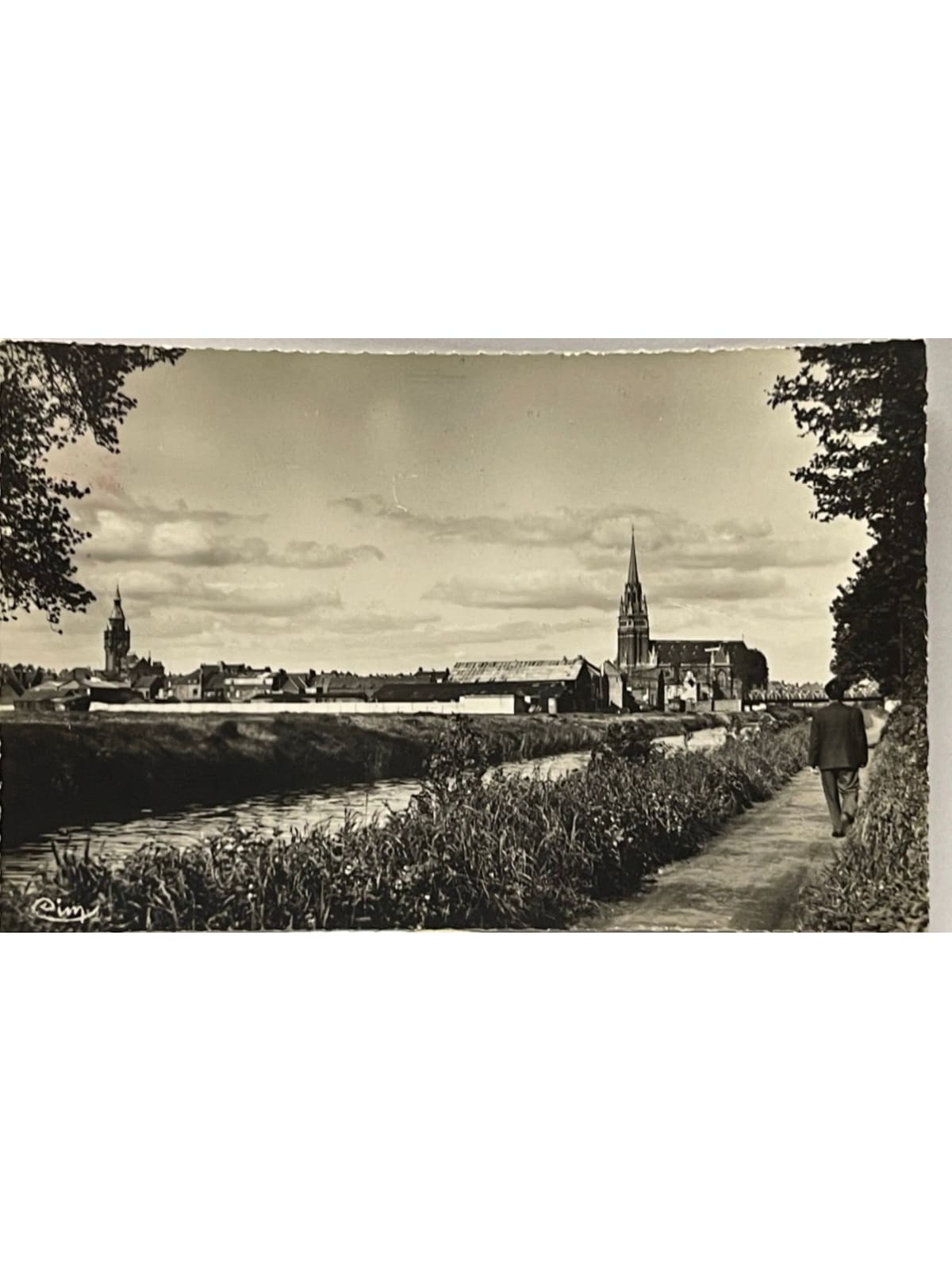 Recto de la carte postale