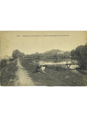 Dax – Bois de Boulogne et petit lac, environs des Baignots – CPA ancienne