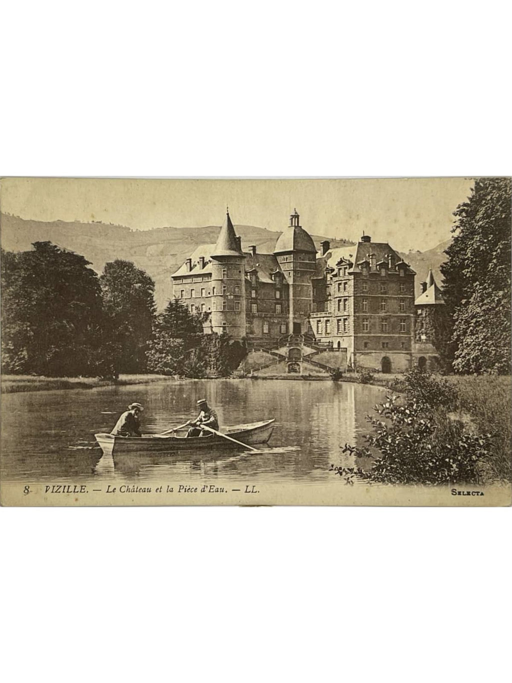 Recto de la carte postale