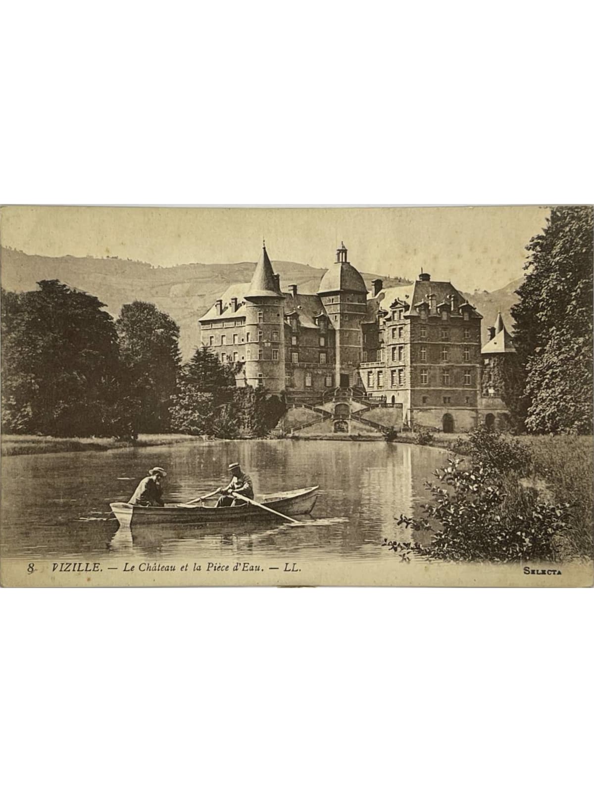 Recto de la carte postale