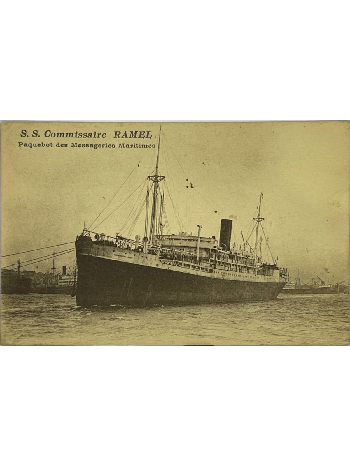 Recto de la carte postale