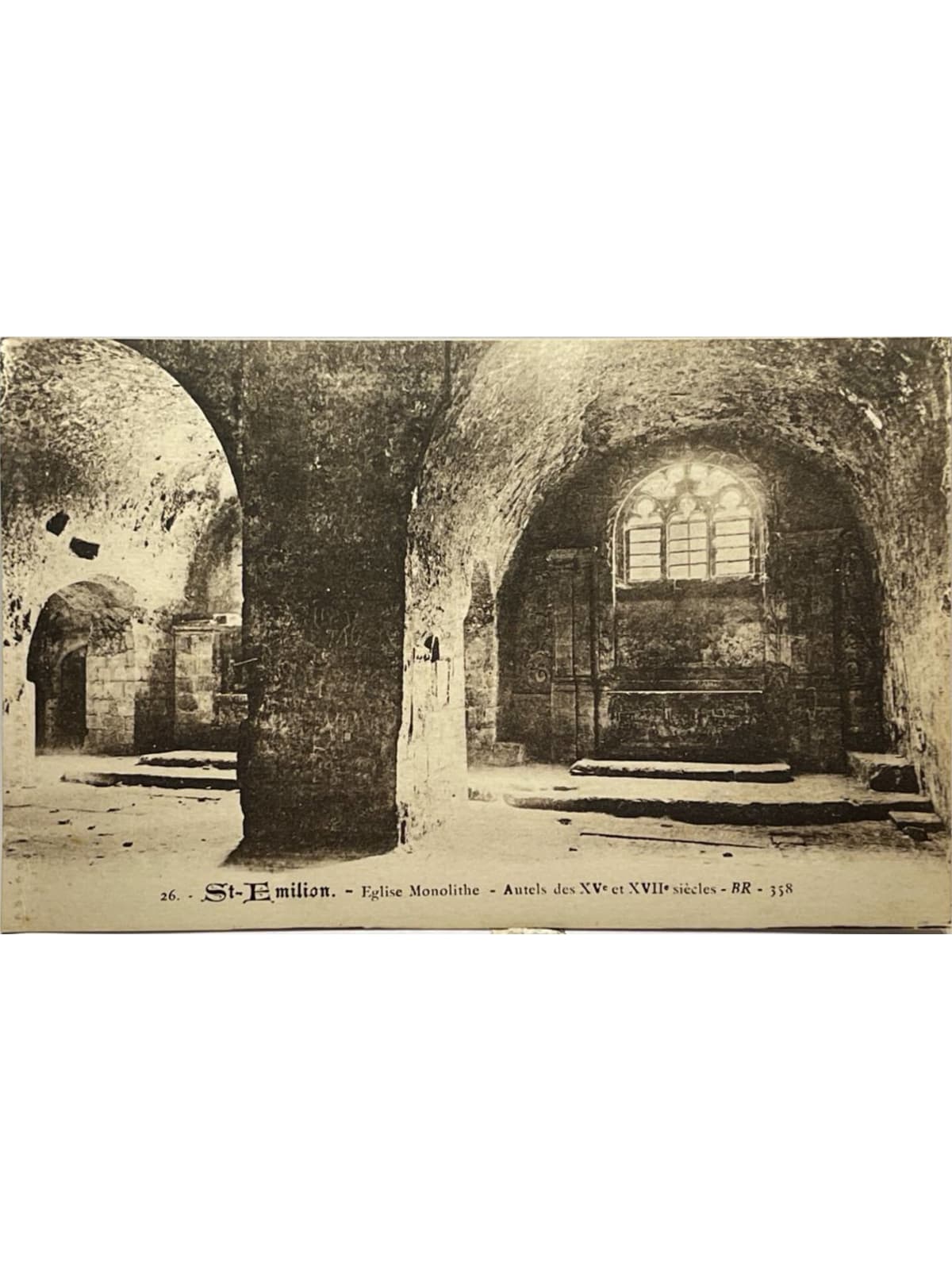 Recto de la carte postale
