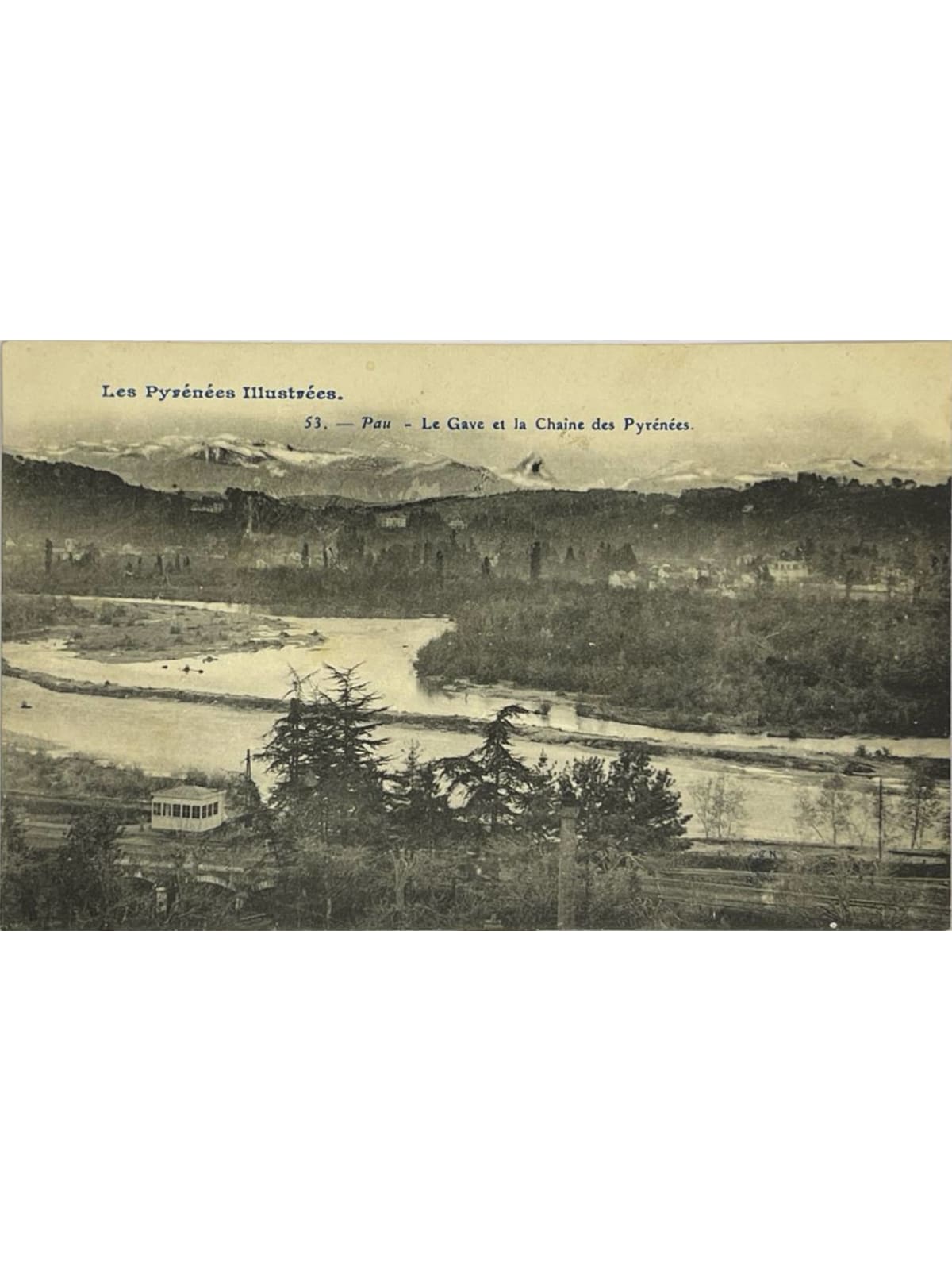 Recto de la carte postale