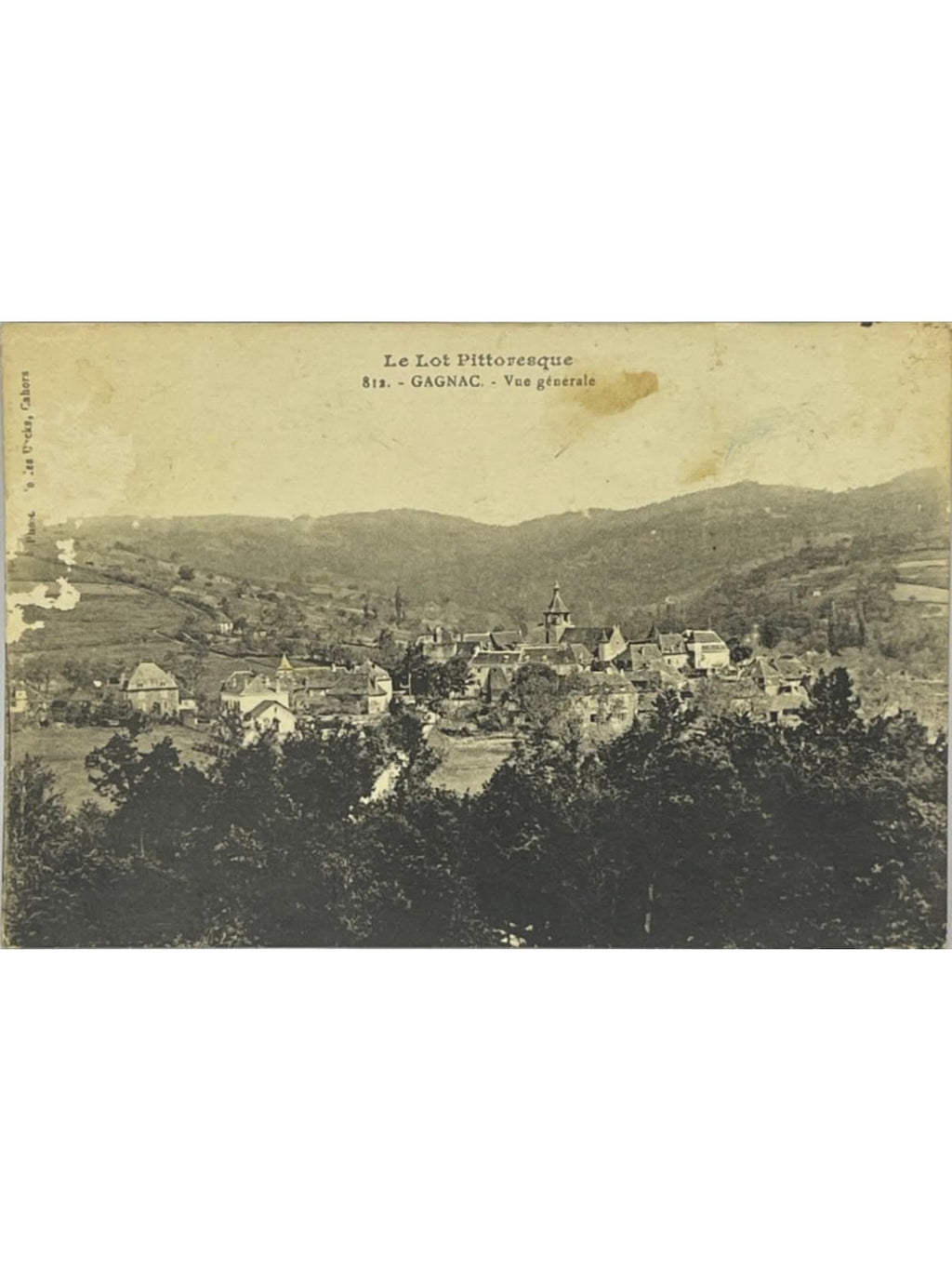 Recto de la carte postale