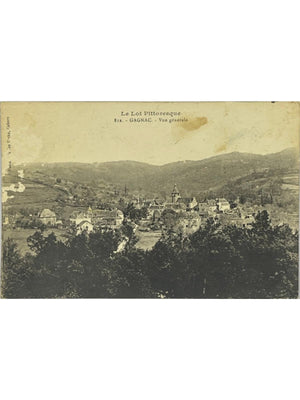 Gagnac-sur-Cère (Lot) – Vue générale du village – CPA n° 812