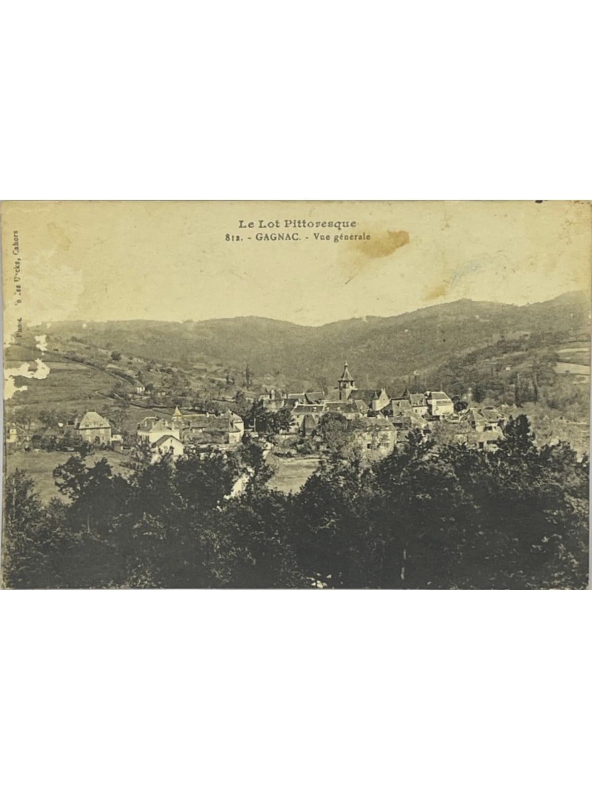 Recto de la carte postale