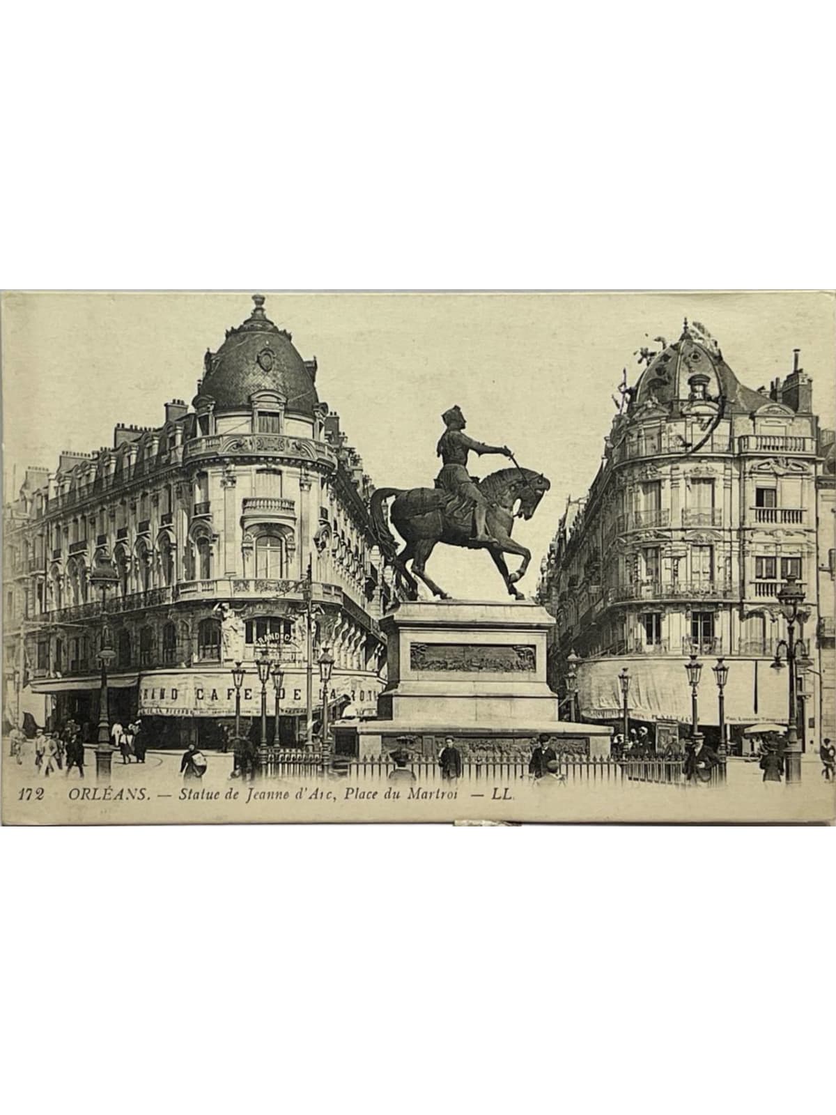 Recto de la carte postale
