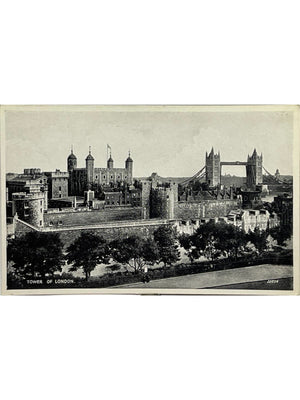 Carte postale – Londres – Tower of London et Tower Bridge – Valentine’s Silveresque n° 20854