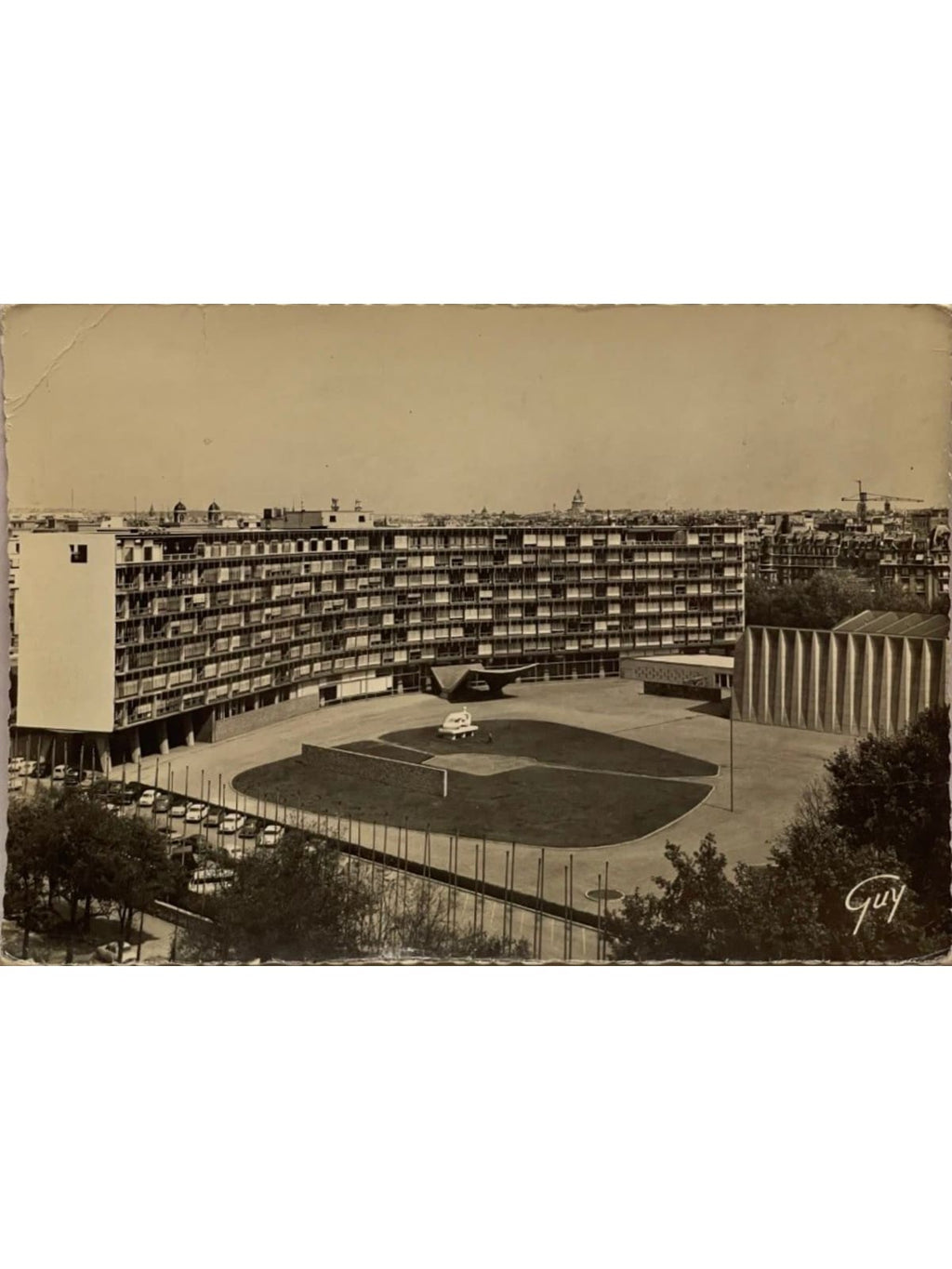 Recto de la carte postale