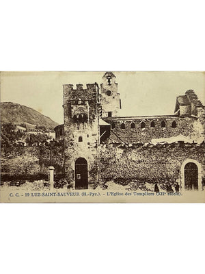 Luz-Saint-Sauveur – Église des Templiers – CPA ancienne n° 19