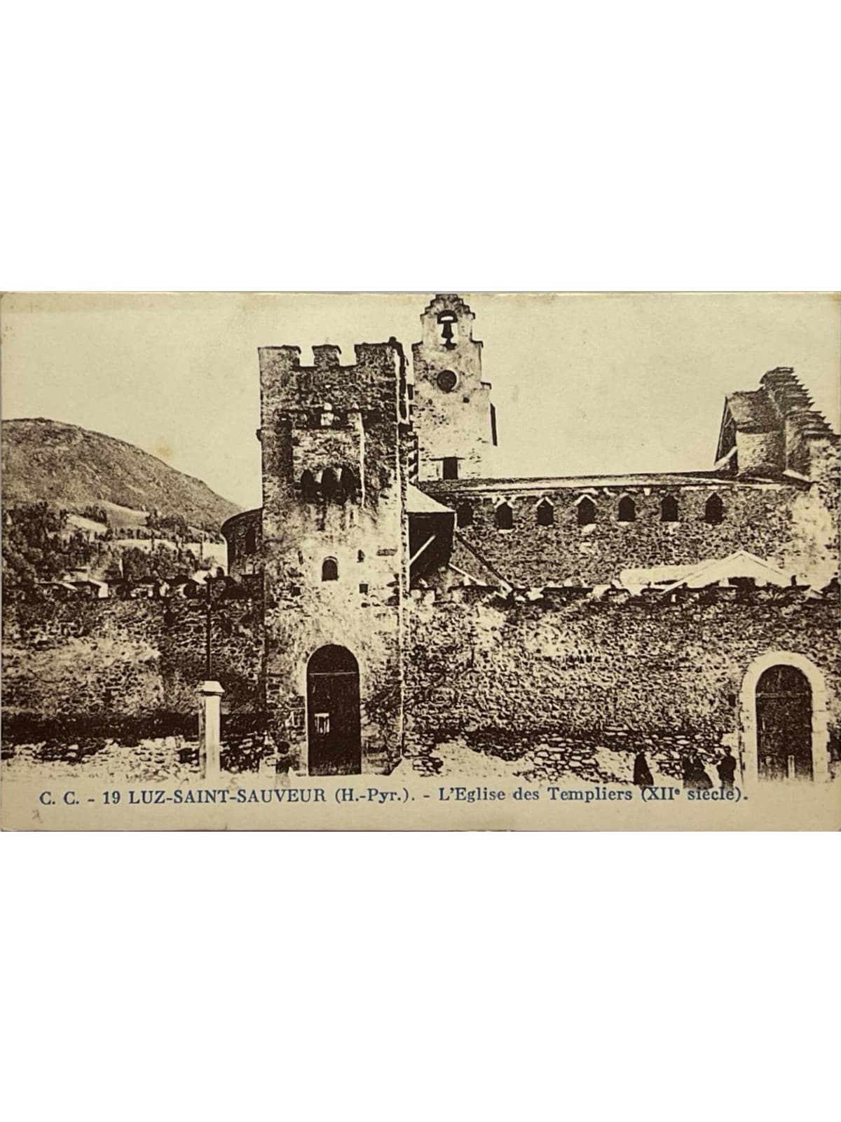 Recto de la carte postale