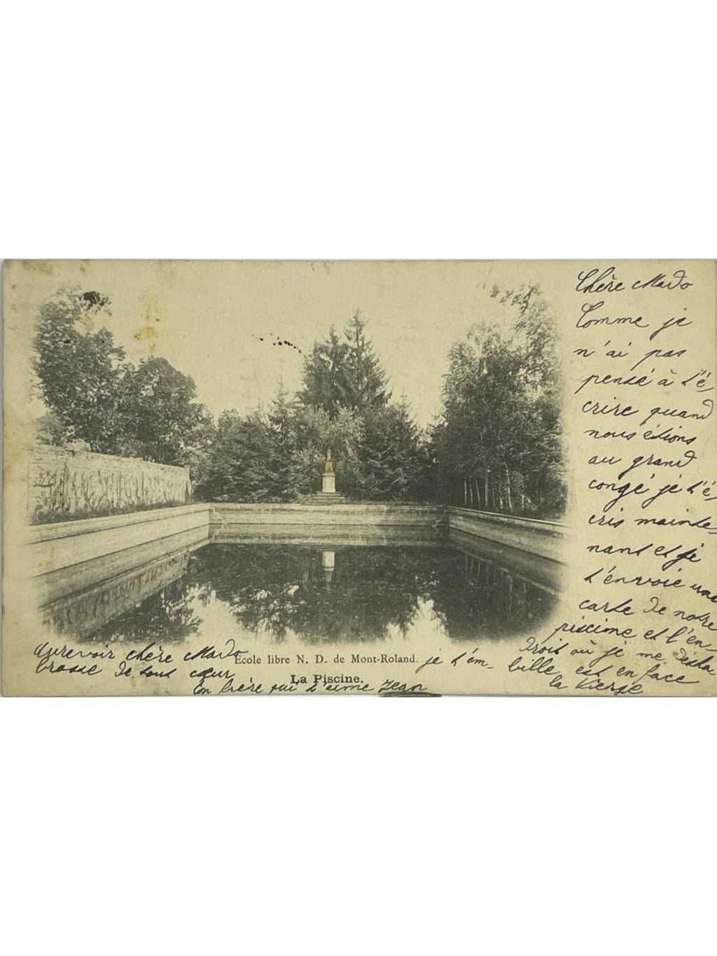 Recto de la carte postale