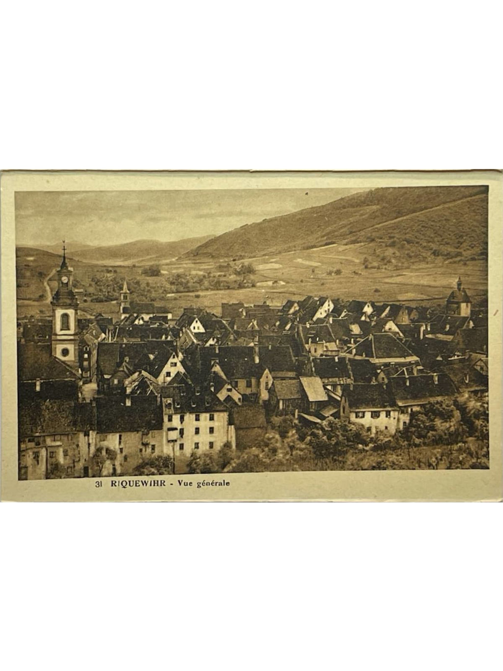 Recto de la carte postale