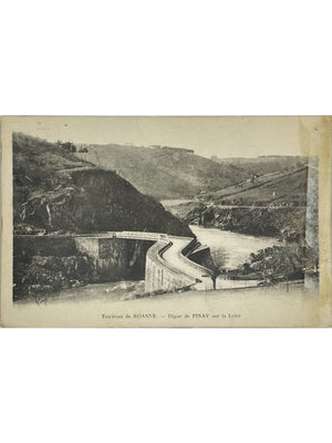 Pinay (Loire) – Digue sur la Loire, environs de Roanne – CPA