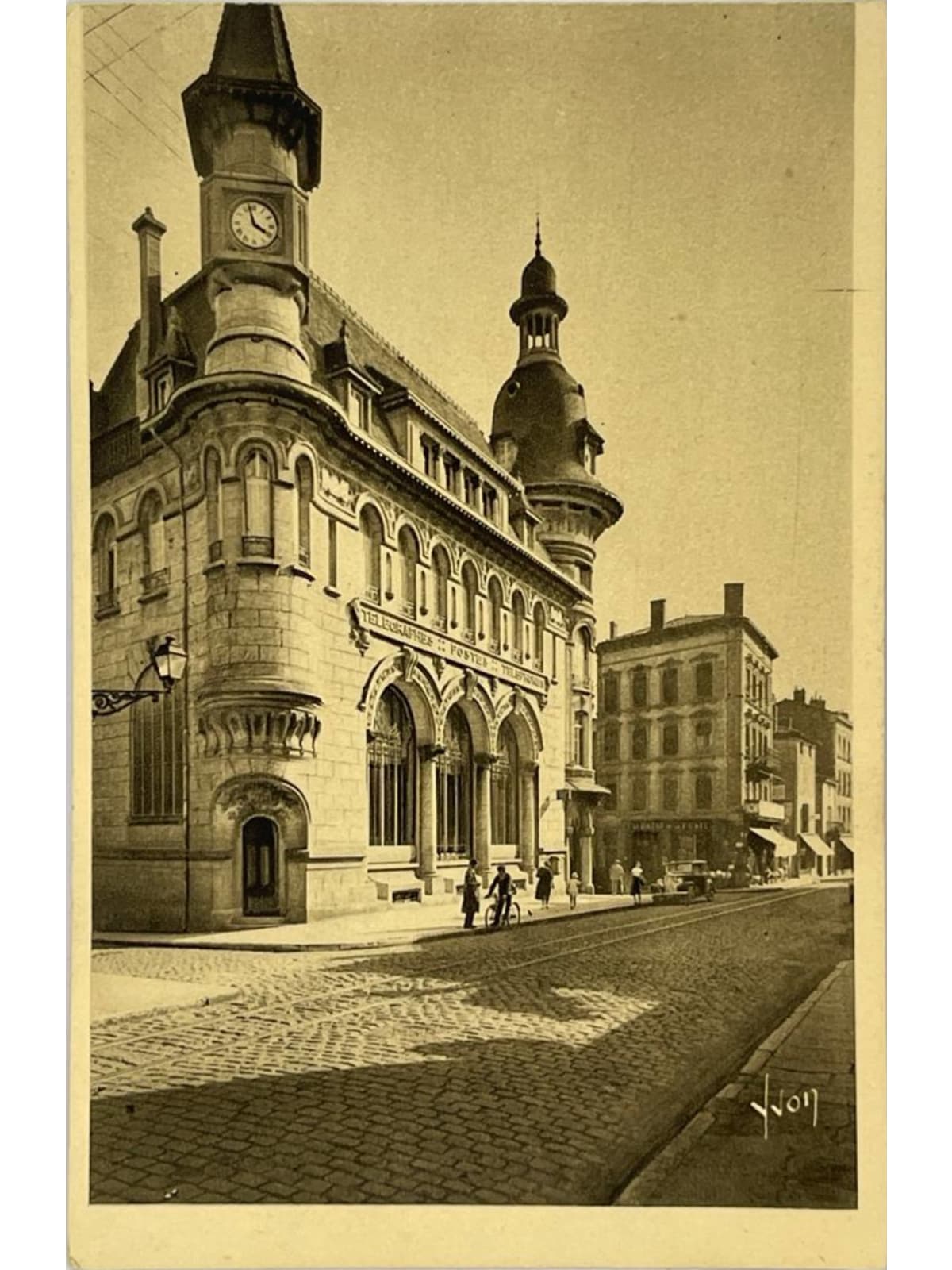 Recto de la carte postale