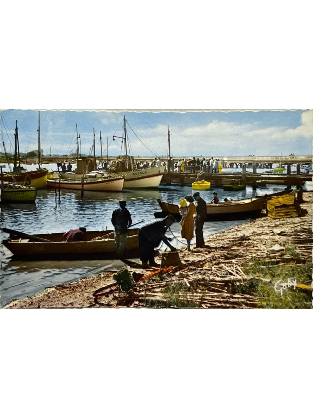 Recto de la carte postale