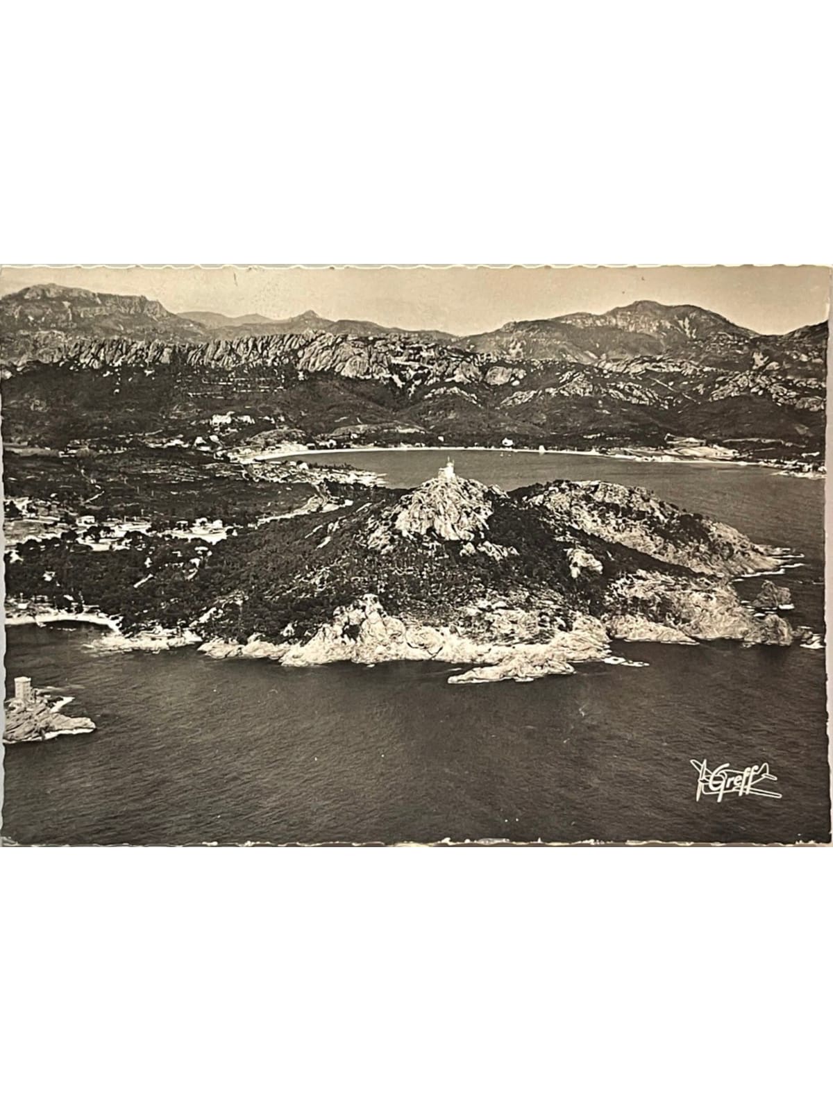 Recto de la carte postale
