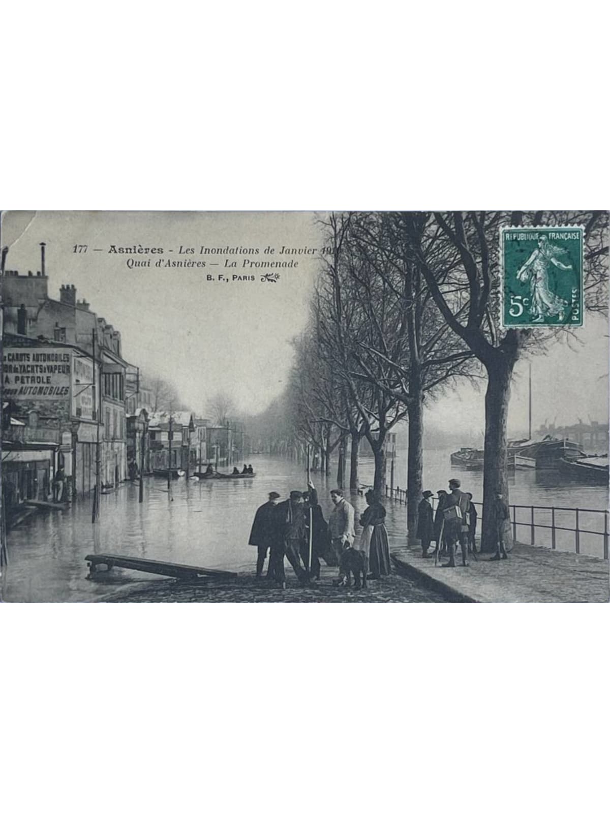 Recto de la carte postale