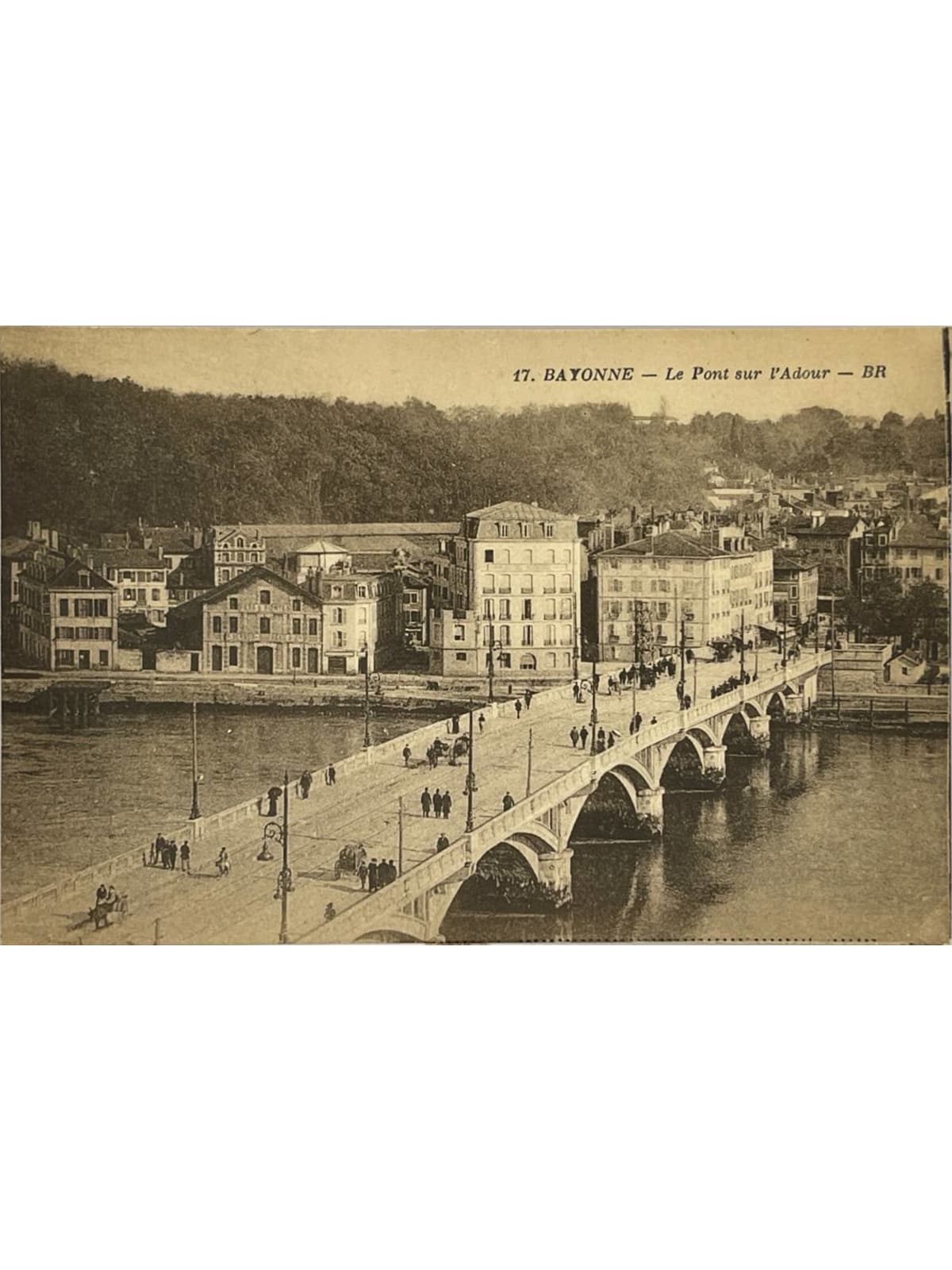 Recto de la carte postale
