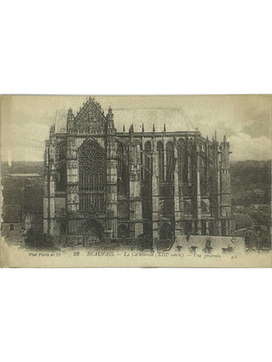 Beauvais – Cathédrale Saint-Pierre, vue générale – CPA 1917