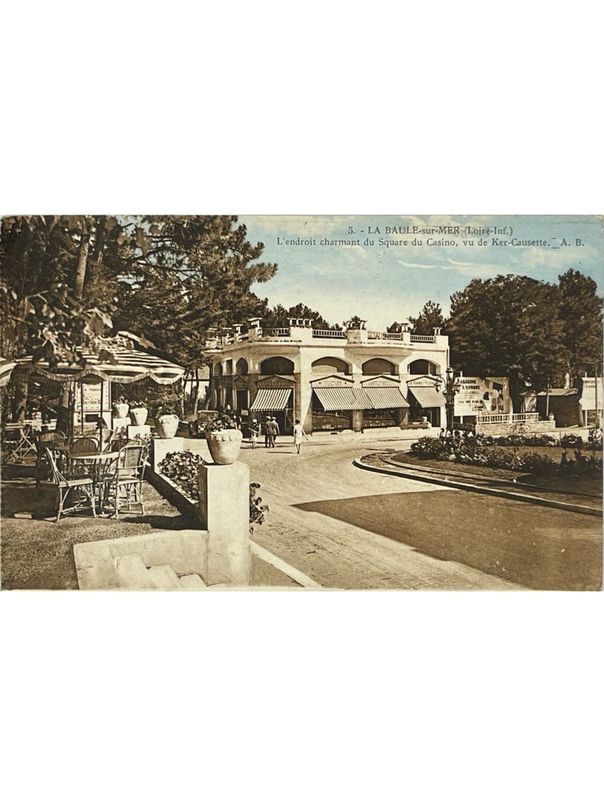 Recto de la carte postale