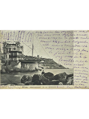 Nice – Restaurant de la Réserve sur le littoral – CPA 1905