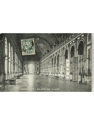 Versailles – Château, galerie des Glaces – CPA circulée et taxée