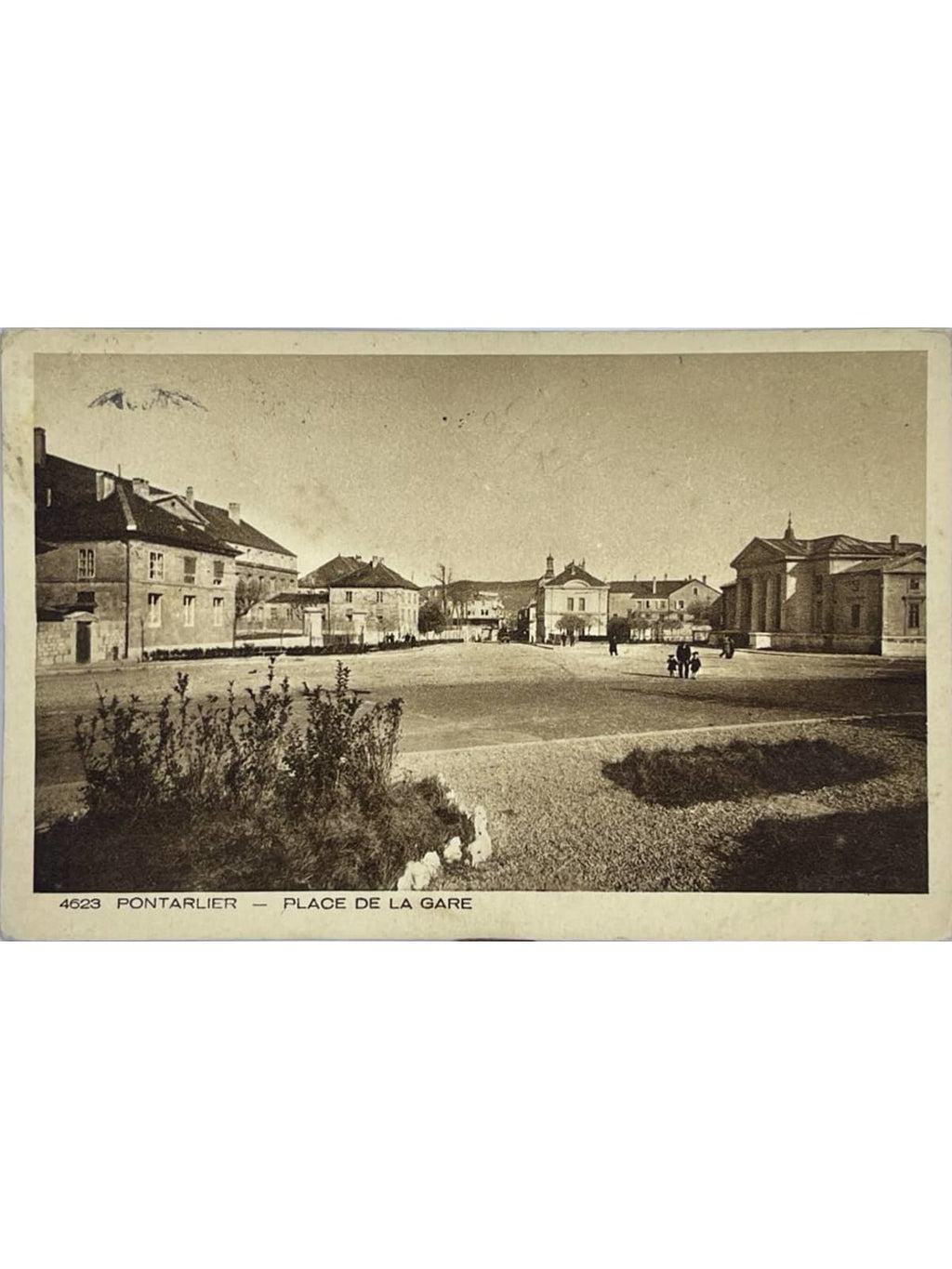 Recto de la carte postale