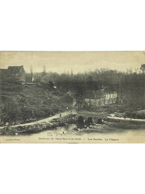 Environs de Saint-Benoît-du-Sault – Les Rendes, la filature – CPA ancienne