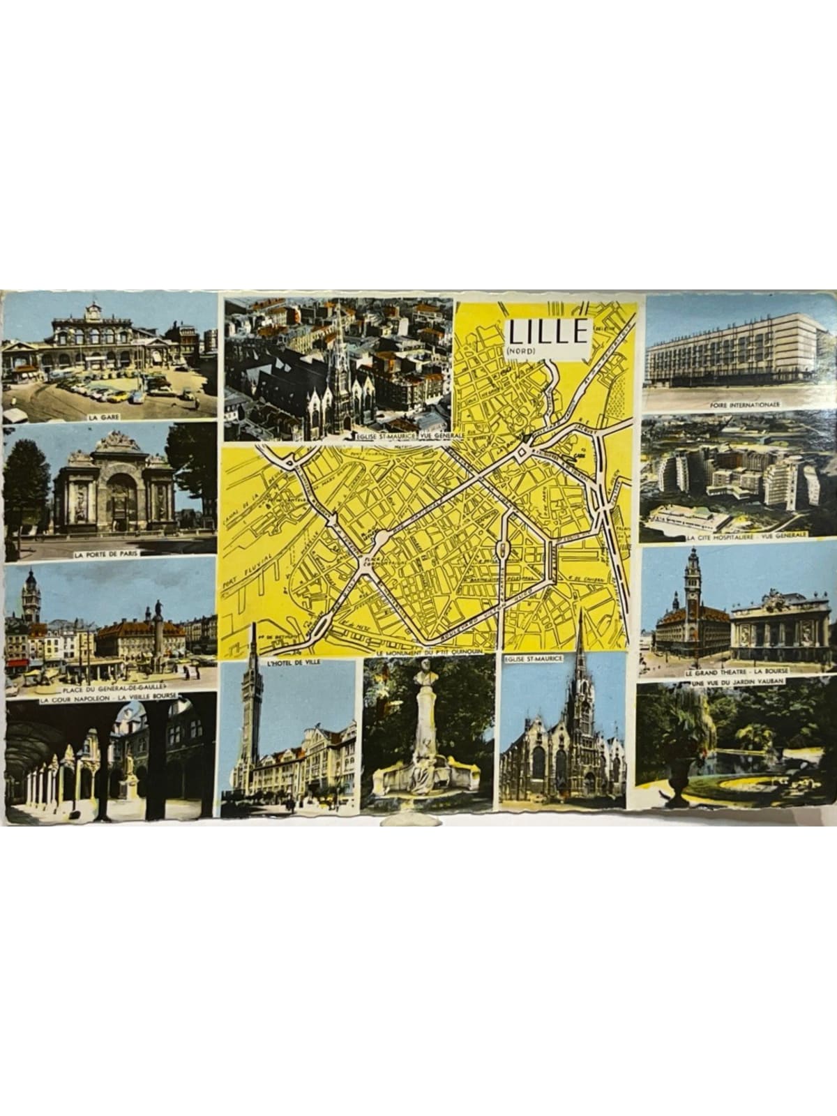 Recto de la carte postale