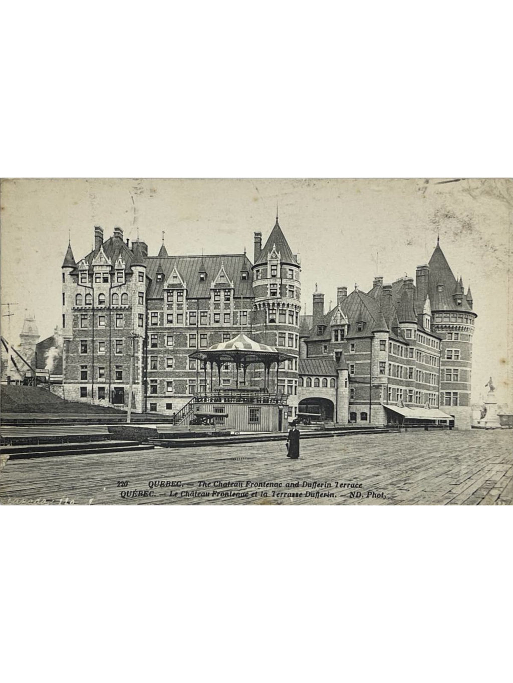 Recto de la carte postale