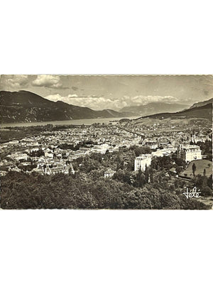 Aix-les-Bains – Vue générale du Panoramic et lac du Bourget – CPSM n° 10