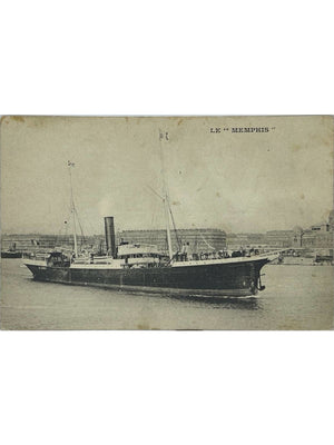 Le « Memphis » – Navire des Messageries Maritimes – CPA ancienne