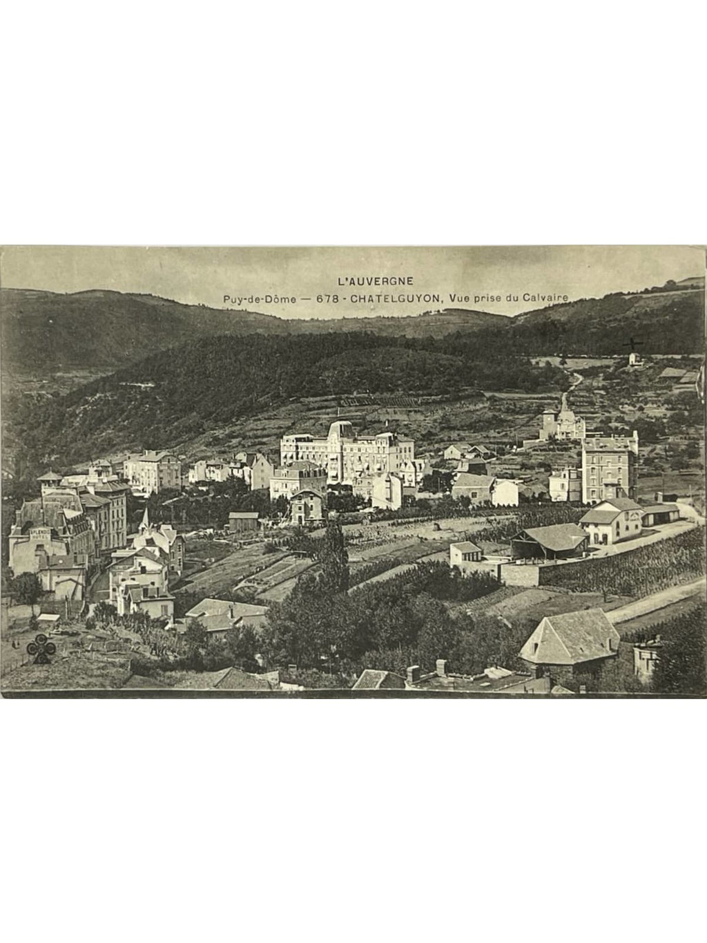 Recto de la carte postale