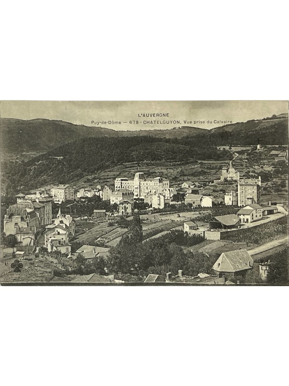 Recto de la carte postale