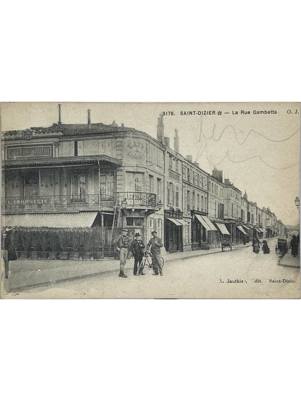 Recto de la carte postale
