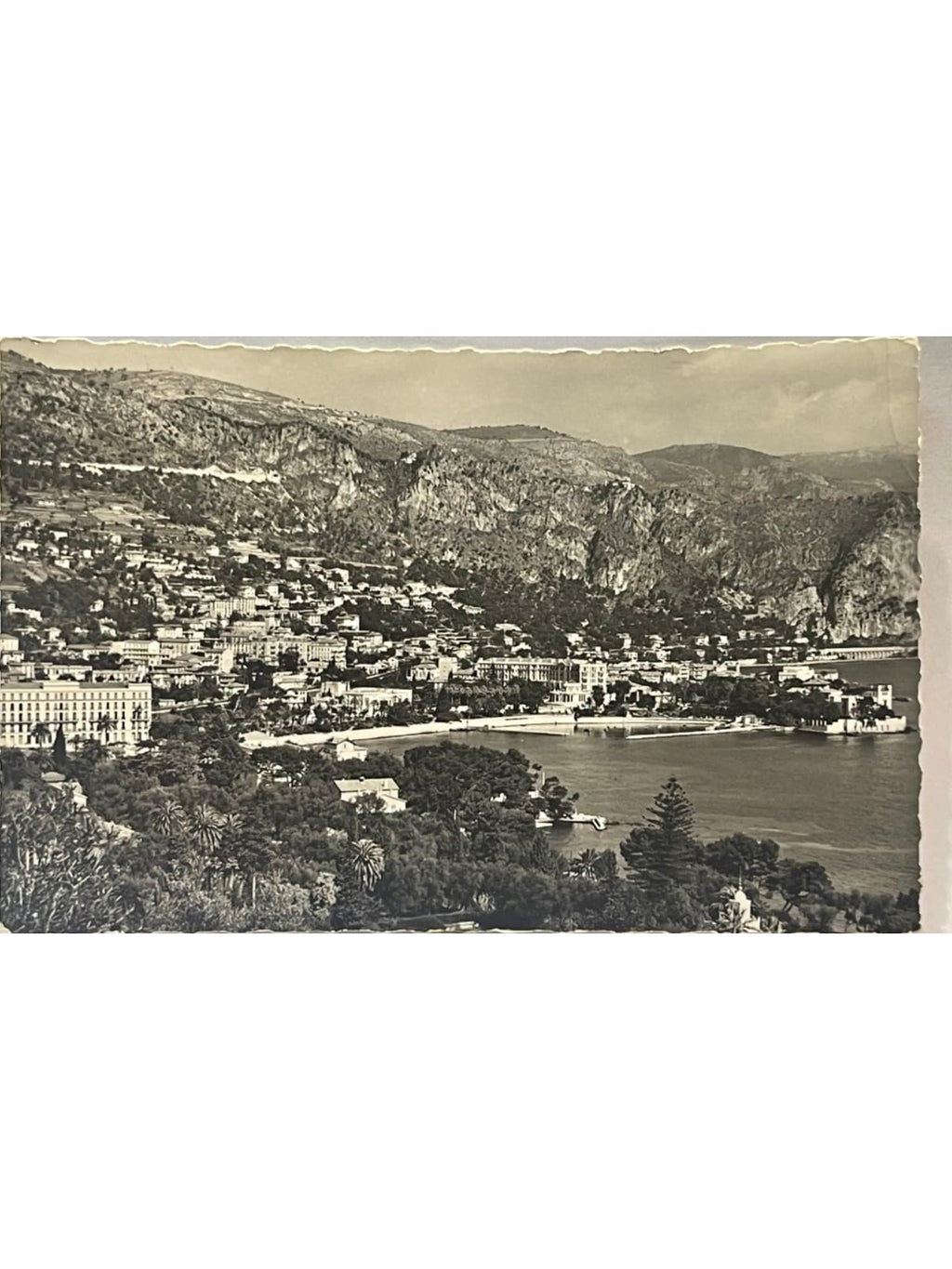 Recto de la carte postale