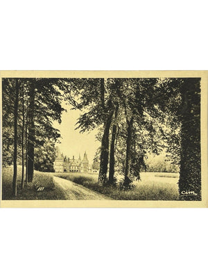 Maintenon – Le château vu depuis le parc – CPSM années 1950
