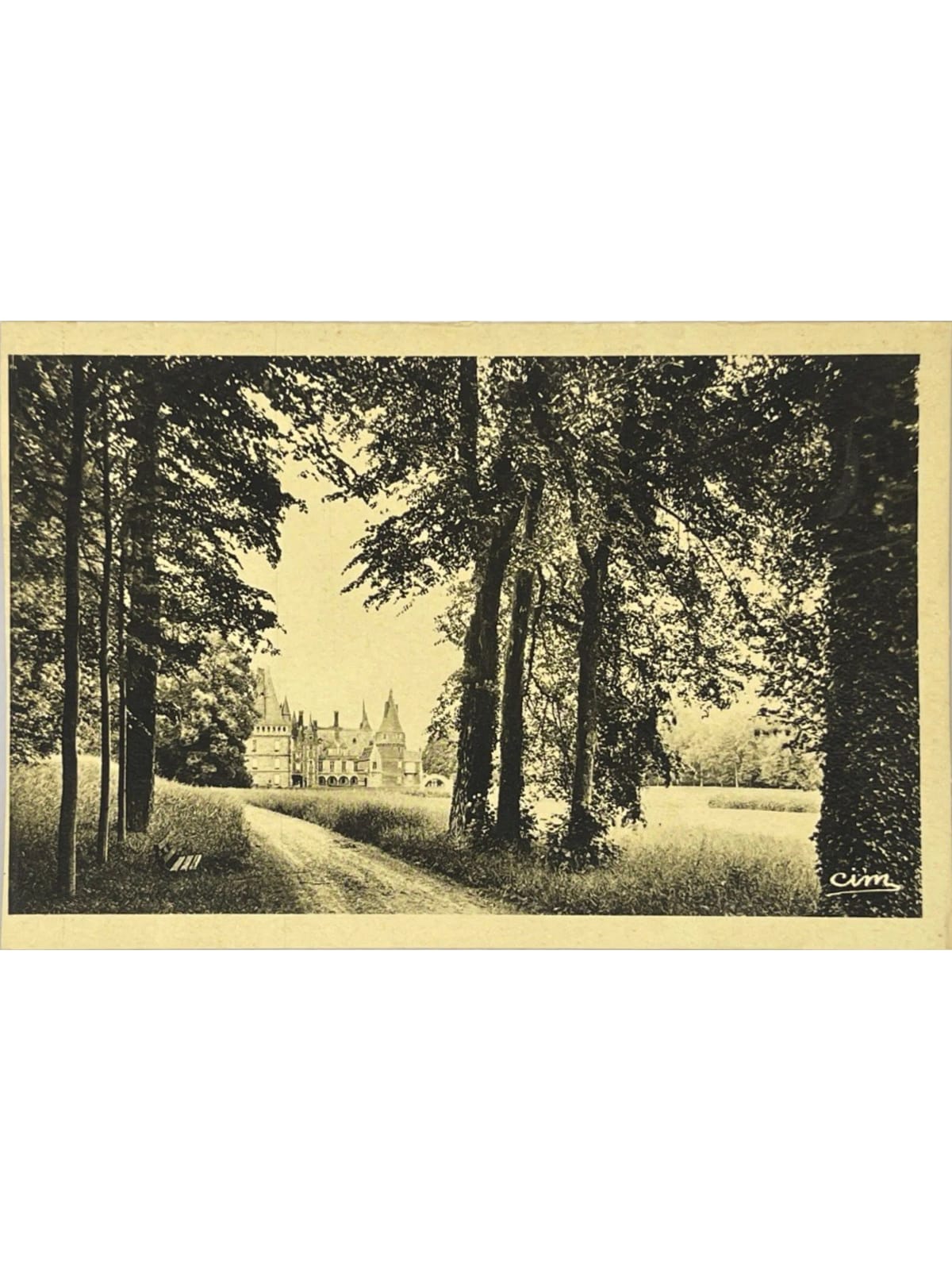 Recto de la carte postale