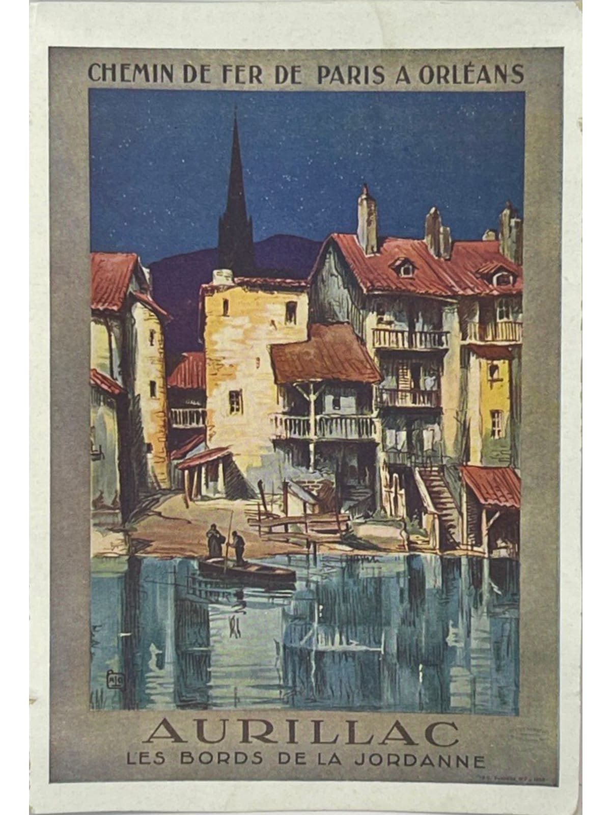 Recto de la carte postale