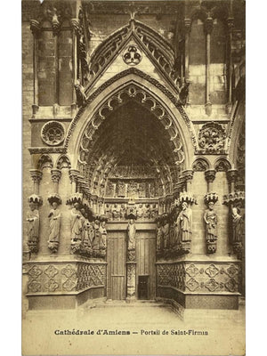 CPA Amiens – Cathédrale, portail Saint-Firmin – E. Régnault