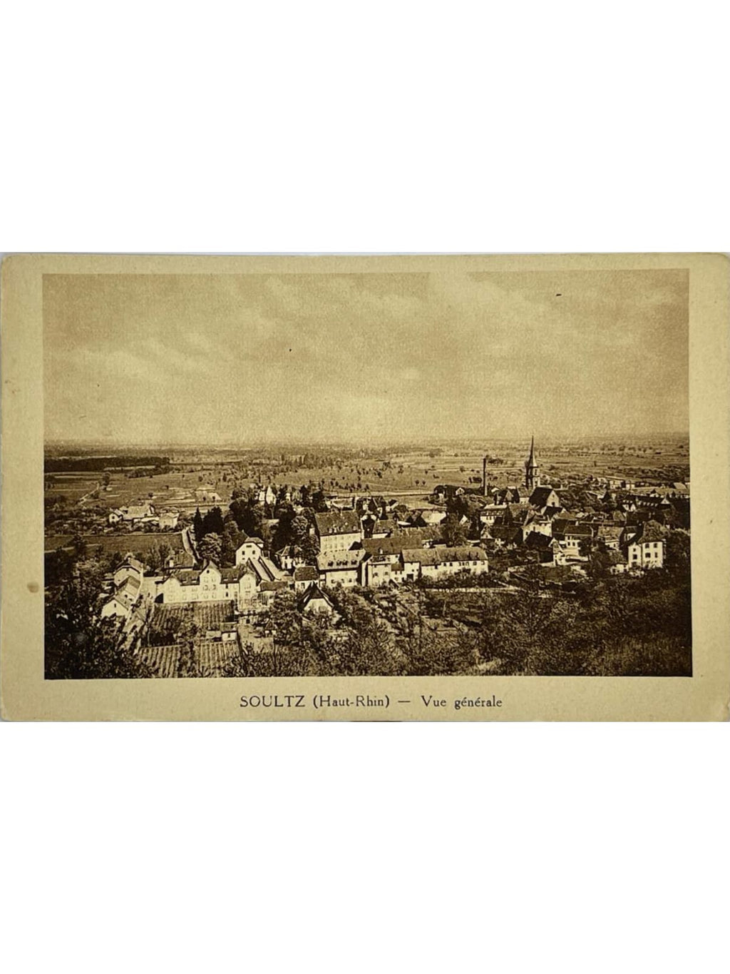 Recto de la carte postale