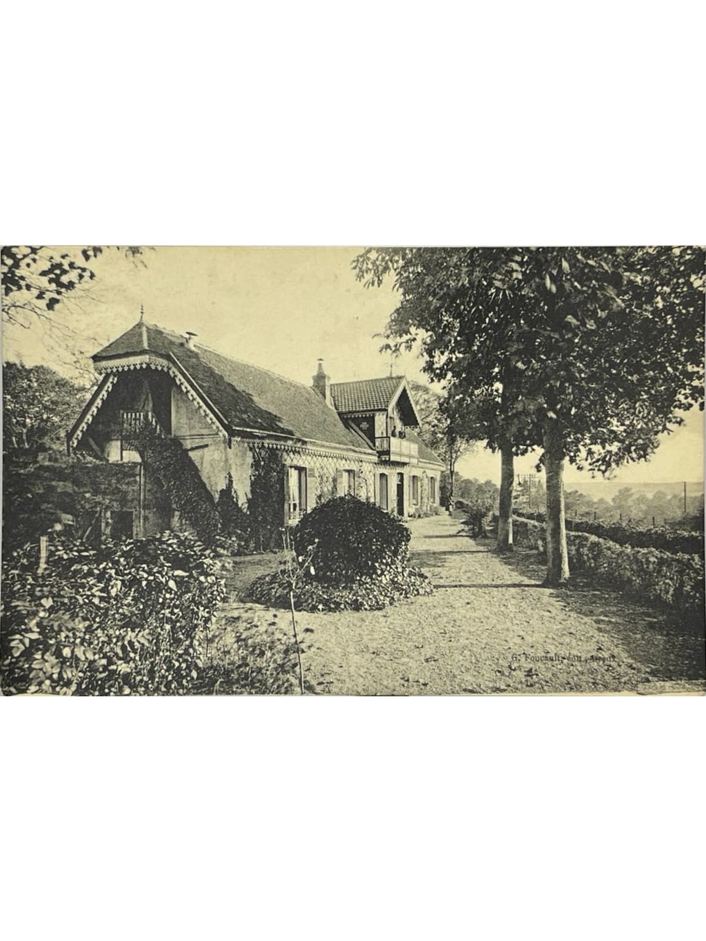 Recto de la carte postale