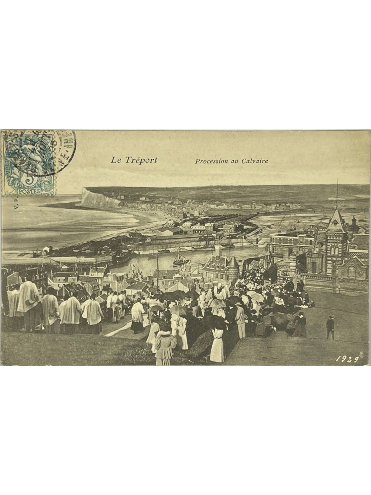 Recto de la carte postale