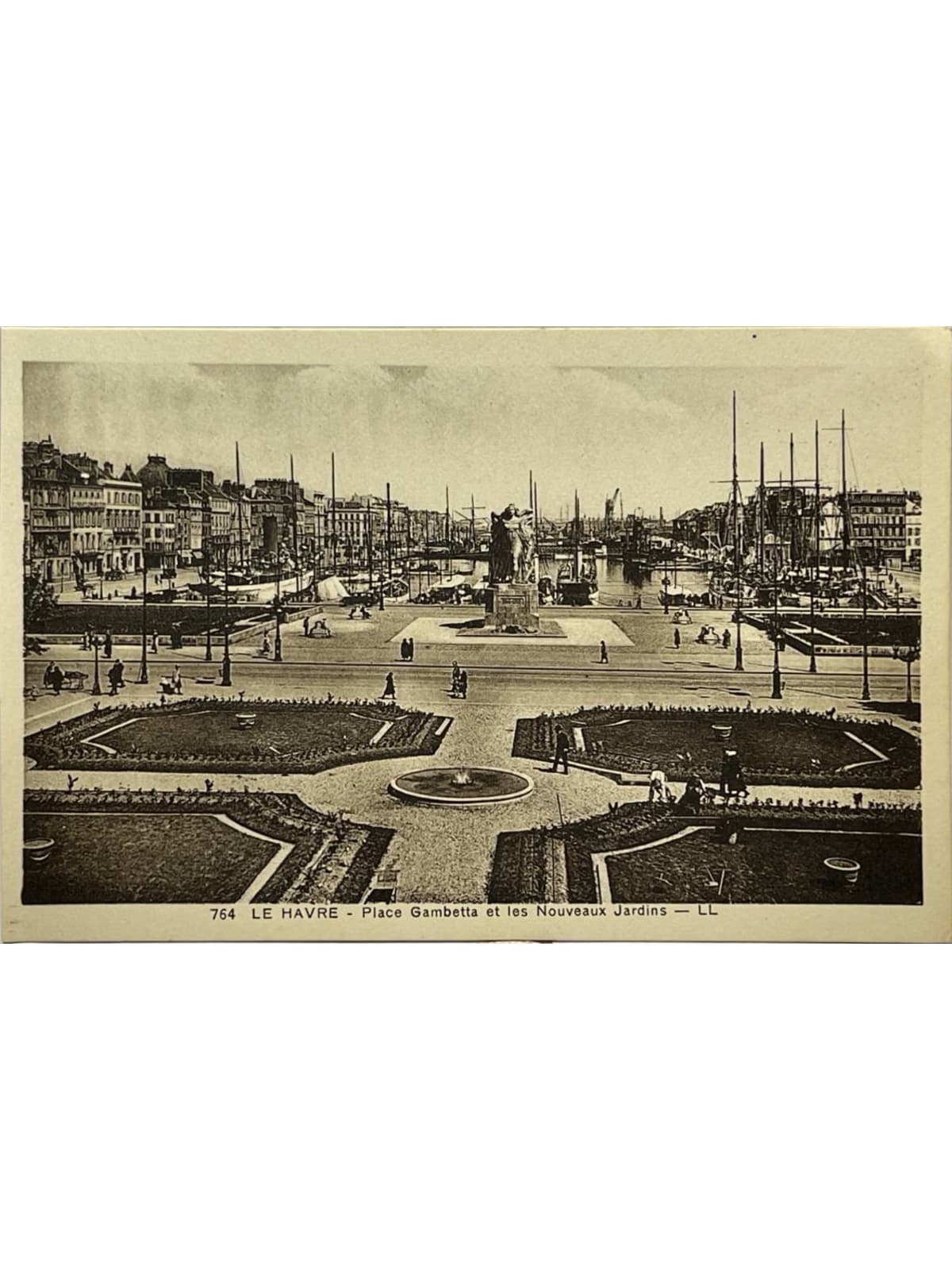 Recto de la carte postale
