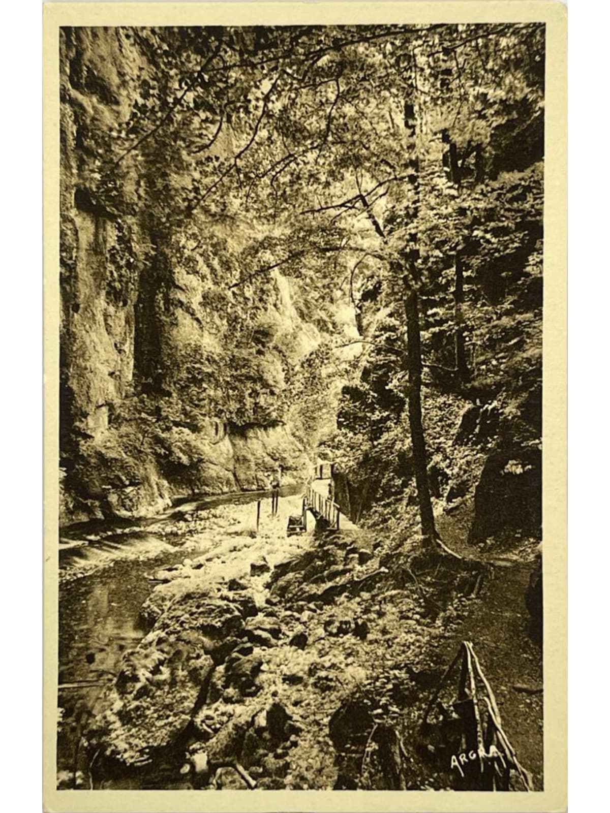 Recto de la carte postale