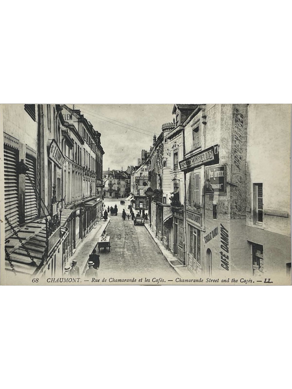 Recto de la carte postale