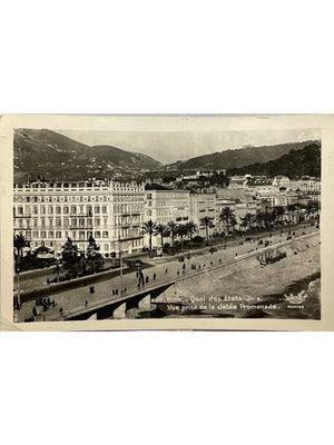 Nice – Quai des États-Unis vu de la Jetée-Promenade – CPA Munier n° 220