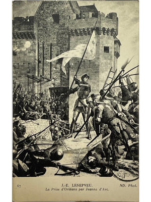 Orléans – La Prise d'Orléans par Jeanne d'Arc – J.-E. Lenepveu – CPA n° 67